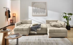 Wohnlandschaft Abby, greige, inkl. Funktionen