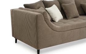 Wohnlandschaft Montevideo, taupe, inkl. Kissen 