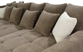 Wohnlandschaft Montevideo, taupe, inkl. Kissen 