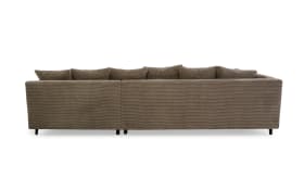Wohnlandschaft Montevideo, taupe, inkl. Kissen 
