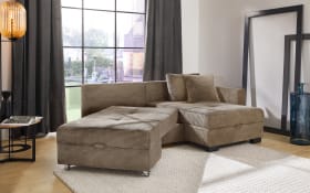 Wohnlandschaft Fantasy, taupe, inkl. Funktionen