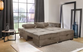 Wohnlandschaft Fantasy, taupe, inkl. Funktionen