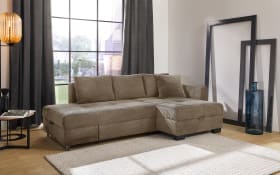 Wohnlandschaft Fantasy, taupe, inkl. Funktionen
