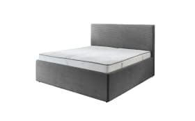 Polsterbett Calgary grau, 140 x 200 cm