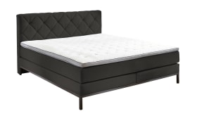Boxspringbett BX2180 Rockaway, anthrazit, 180 x 200 cm
