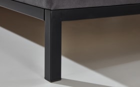 Boxspringbett BX2180 Rockaway, anthrazit, 180 x 200 cm