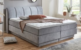 Boxspringbett BX2240 Ottawa, grau, 180 x 200 cm