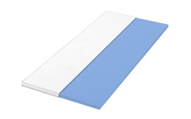 Viskoelastik-Topper Lodano, weiß, 90 x 200 cm