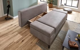 Schlafsofa SSO150 Jarny, schlamm, 145 x 202 cm