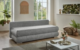 Schlafsofa Borna, silber, inkl. Kissen