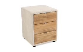 Nachttisch Lia, beige, 44 x 54 cm