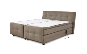 Boxspringbett Paloma 180, braun, 180 x 200 cm, inkl. motorischer Verstellung