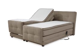Boxspringbett Paloma 180, braun, 180 x 200 cm, inkl. motorischer Verstellung