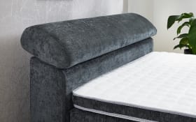Boxspringbett Diva 140, anthrazit, 140 x 200 cm, inkl. Kaltschaumtopper