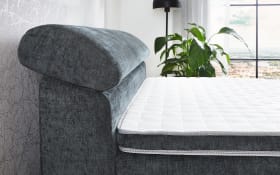Boxspringbett Diva 140, anthrazit, 140 x 200 cm, inkl. Kaltschaumtopper