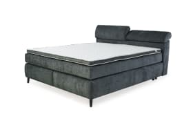 Boxspringbett Diva Max 180, anthrazit, 180 x 200 cm, H4, inkl. Dreamline Kaltschaumtopper