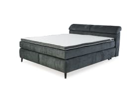 Boxspringbett Diva Max 180, anthrazit, 180 x 200 cm, H4, inkl. Dreamline Kaltschaumtopper