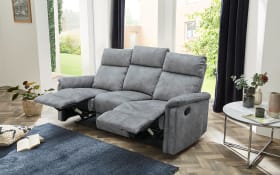 Sofa Amrum 3 in Vintage hellgrau, mit Liegefunktion