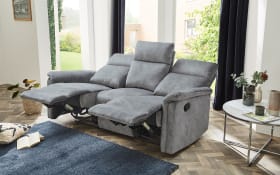 Sofa Amrum 3 in Vintage hellgrau, mit Liegefunktion