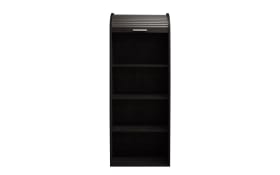 Jalousieschrank, schwarzstahl/graphit matt, B/H/T ca. 69 x 192 x 44 cm