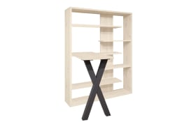 Gestell für Tischplatte Tetrix, anthrazit, 50 x 101 cm 