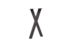 Gestell für Tischplatte Tetrix, anthrazit, 50 x 101 cm 