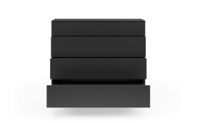 Kommode 121 Riverside, schwarz, inkl. Softclose Funktion 