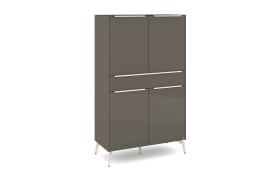 Highboard Reno, anthrazit/kaschmir