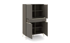 Highboard Reno, anthrazit/kaschmir
