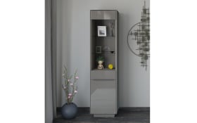 Standvitrine Reno, anthrazit/graphit