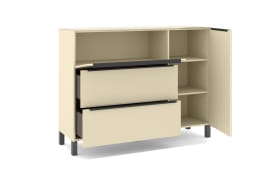 Kommode Reno, kaschmir/graphit