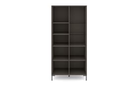 Vitrinenschrank Reno, anthrazit/graphit