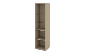 Standvitrine Reno, taupe/graphit
