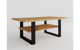 Couchtisch Brest massive Buche/schwarz