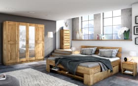 Kleiderschrank Toni, Eiche-Nachbildung, 202 x 205 cm