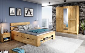 Kleiderschrank Toni, Eiche-Nachbildung, 152 x 205 cm