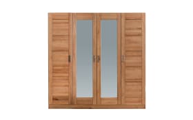 Kleiderschrank Pia, Buche-Nachbildung, 202 x 205 cm