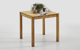 Esstisch Chris, Eiche massiv, geölt, 80 cm