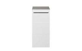 Kommode Gloss, weiß/anthrazit