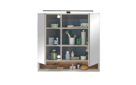 Spiegelschrank Denver, kaschmir/schwarz