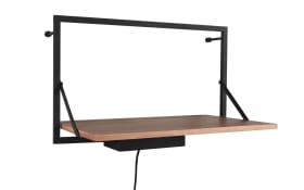 LED-Regal Becky in Holz-Nachbildung, 53 x 70 cm