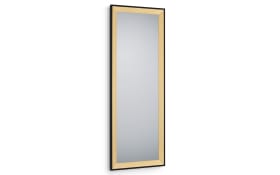 Rahmenspiegel Bianka in goldfarbig/schwarz, 50 x 150 cm