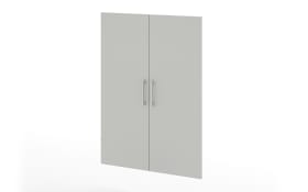 2er-Türen Vary, kreidegrau, 77 cm