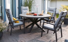 Gartentisch Bondino, anthrazit/grau