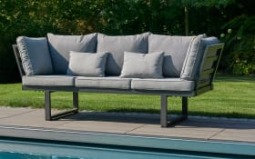 Ansteckteil passend zum Multifunktionssofa Bondino, anthrazit/grau