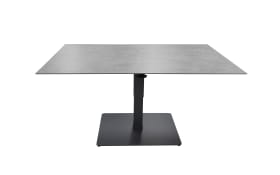 Lifttisch Bondino, anthrazit/grau