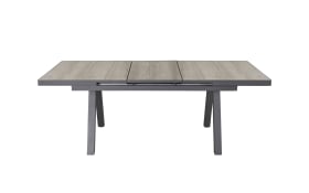 Gartentisch Komido, braun, inkl. Ausziehfunktion