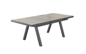 Gartentisch Komido, braun, inkl. Ausziehfunktion