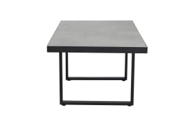 Diningtisch Sondrino, schwarz/betonfarbig