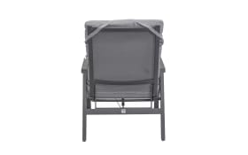 Sessel Sondrino, silber/hellgrau